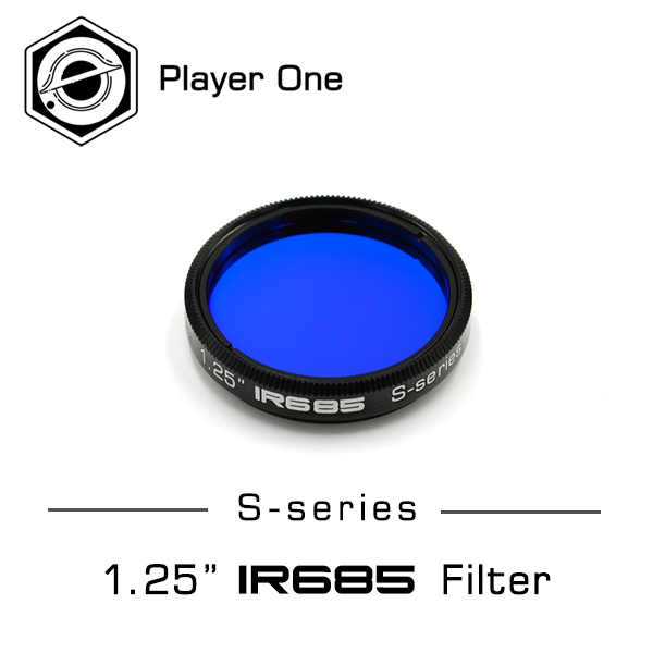 IR685nm 1.25″ IR-Pass Filter S-series – Player One Astronomy