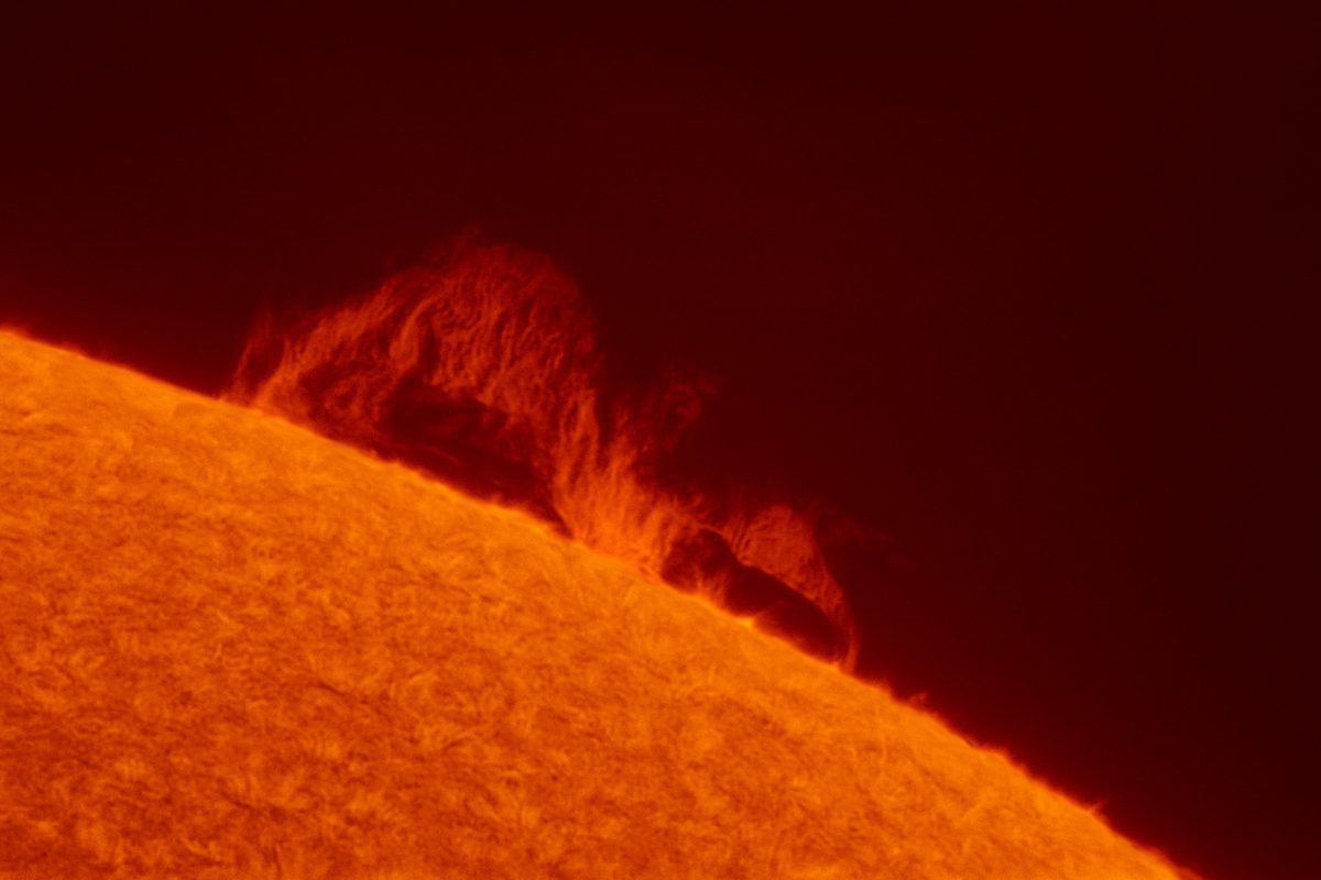 Prominence by Gary Palmer with Neptune-M camera